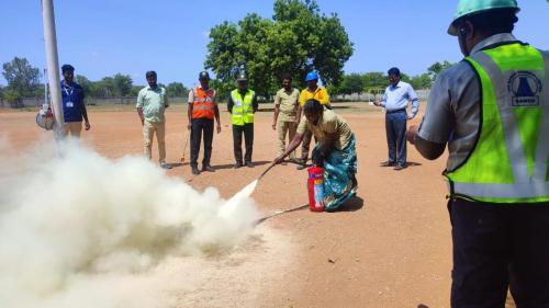 Safety Mock Drill for Drivers and Attenders.